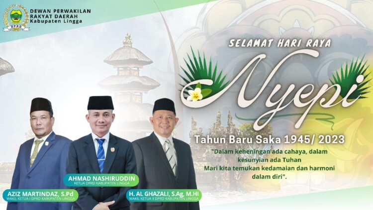 DPRD Kabupaten Lingga Mengucapkan Selamat Hari Raya Nyepy