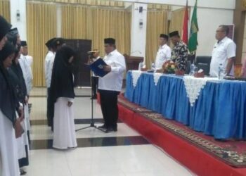Bupati Suhatri Bur Lantik dan Kukuhkan Pengurus Forum Komunikasi Pendidikan Al-Qur’an
