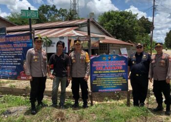 Kapolres Bengkayang Sosialisasikan Pelarangan Jual Beli Pakaian Bekas