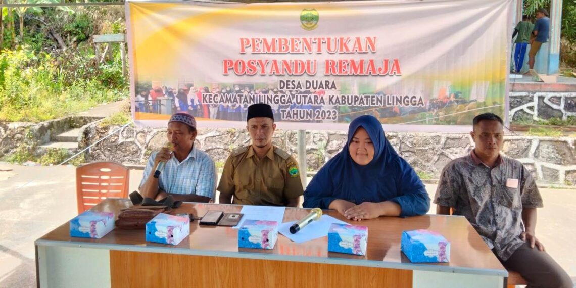 Pembentukan Posyandu Remaja Desa Duara Didukung Penuh Para Remaja