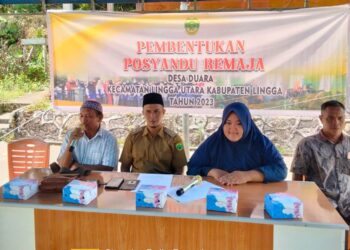 Pembentukan Posyandu Remaja  Desa Duara Didukung Penuh Para Remaja