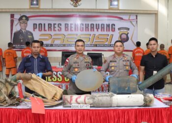 Polres Bengkayang Ungkap 5 Kasus Tambang Emas Ilegal, Tetapkan 19 Orang Tersangka