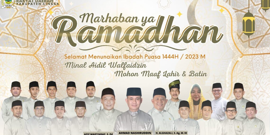 Segenap Anggota DPRD Kabupaten Lingga Ucapkan Selamat Hari Raya Idulfitri1444 H