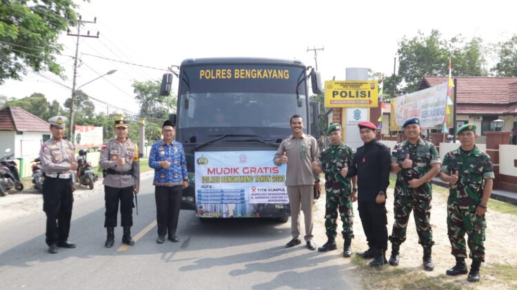 Peduli Masyarakat Polres Bengkayang Adakan Program Mudik Gratis Lebaran Tahun 2023