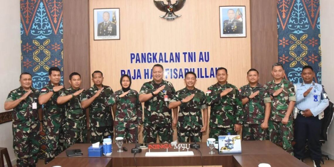 Tim Puskodal Koopsudnas Laksanakan Kunjungan Kerja Di Lanud  Raja Haji Fisabilillah