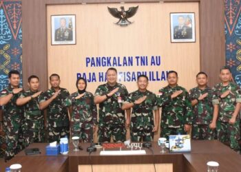 Tim Puskodal Koopsudnas Laksanakan Kunjungan Kerja Di Lanud  Raja Haji Fisabilillah