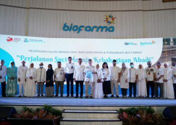 Bio Farma Berangkatkan 33 Orang Karyawannya Menunaikan Ibadah Haji Tahun 2023