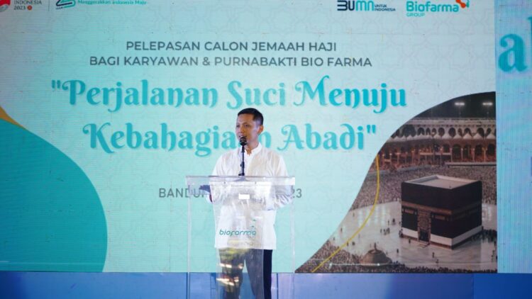 Bio Farma Berangkatkan 33 Orang Karyawannya Menunaikan Ibadah Haji Tahun 2023