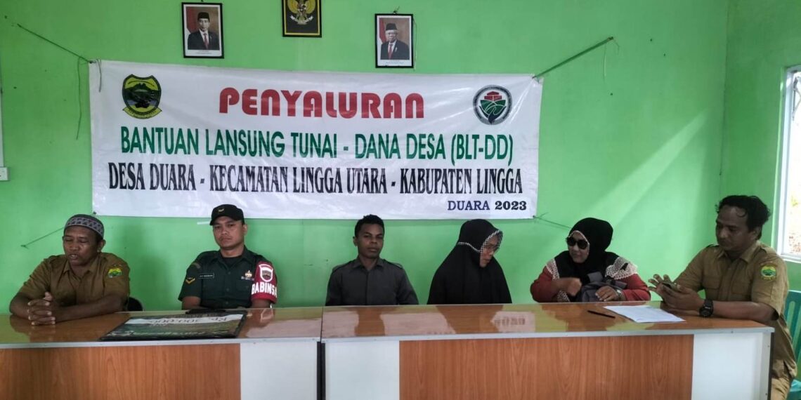 Warga Desa Daura Terima BLT Melalui Pemerintah Desa Duara Kec. Lingga Utara