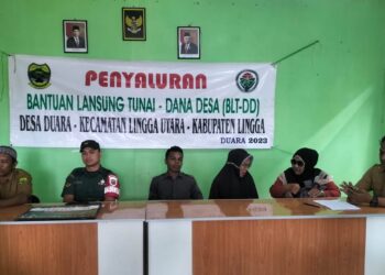 Warga Desa Daura Terima BLT Melalui Pemerintah Desa Duara Kec. Lingga Utara