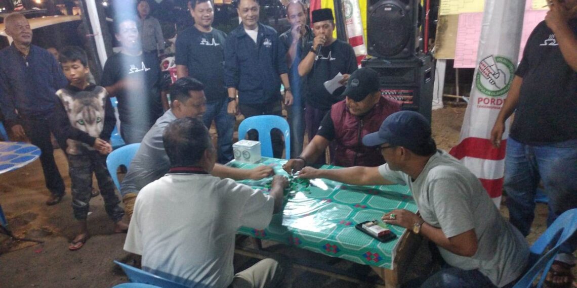 Demi Meriahnya HUT Kemerdekaan RI Ke 78 Garda Limko Gelar Pertandingan Domino