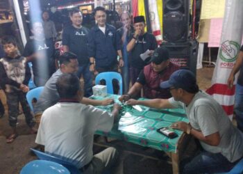 Demi Meriahnya HUT Kemerdekaan RI Ke 78 Garda Limko Gelar Pertandingan Domino