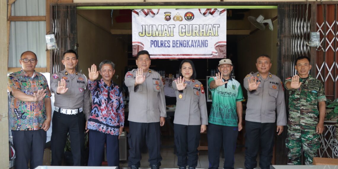 Dalam Jum’at Curhat, Polres Bengkayang Bahas Dampak Dari Karhutla