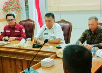 Ini Ucapan Bupati Saat Dikunjungi  Paskibra Pengibar Merah Putih Pada HUT RI ke 78