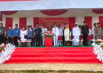 Pemkca Lingga Utara Gelar Upacara Peringatan Hut Kemederkaan Ri Ke 78