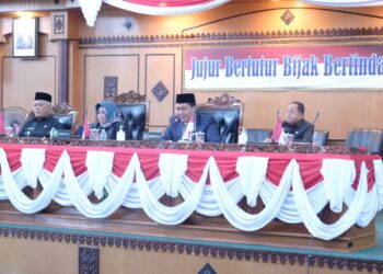 Wakil Ketua I DPRD Pimpin Paripurna R APBDP Kota Tanjungpinang Tahun Anggaran 2023