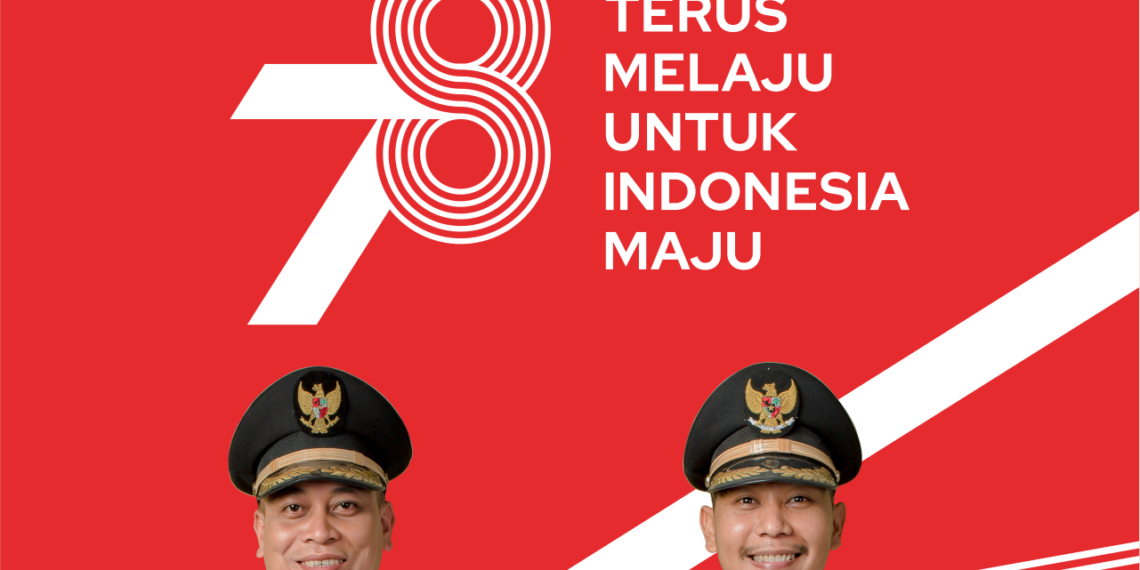 Banner Pemkab Lingga Ucapkan Dirgahayu RI Ke 78