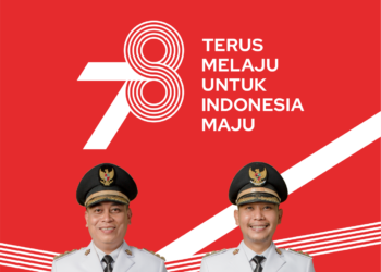 Banner Pemkab Lingga Ucapkan Dirgahayu RI Ke 78