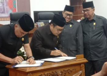 DPRD Natuna Gelar Paripurna Petangani Nota Kesepahaman KUA dan PPAS