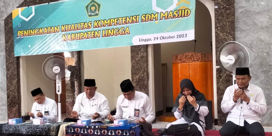 Kemenag Berikan Edukasi Upaya Tingkatkan Kwalitas SDM Masjid Di Kabupaten Lingga
