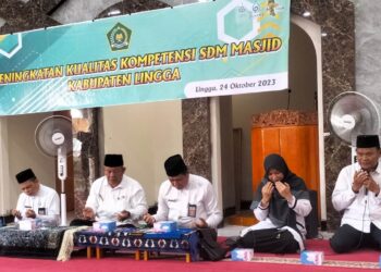 Kemenag Berikan Edukasi Upaya Tingkatkan Kwalitas SDM Masjid Di Kabupaten Lingga