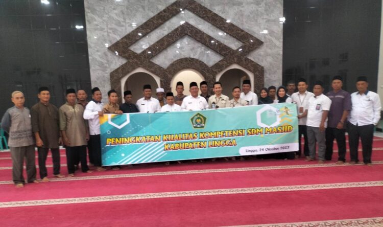 Kemenag Berikan Edukasi Upaya Tingkatkan Kwalitas SDM Masjid Di Kabupaten Lingga