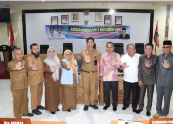 Inspektorat Gelar Sosialisasi Anti Korupsi Di Lembaga Legislatif di Padang Pariaman.