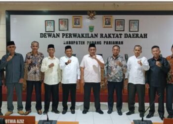 Wakil Bupati Padang Pariman Hadiri Rapat Paripurna DPRD Sefakati RAPBD Menjadi Perda Tahun Anggaran 2024