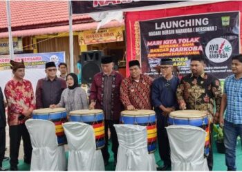 Pertama Di Padang Pariaman, Gubernur Launching Nagari Pauh Kamba Sebagai Nagari Bersih Dari Narkoba