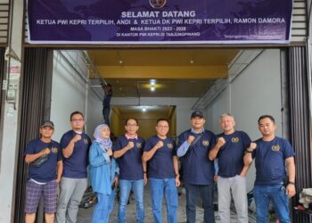 Ketua PWI Terpilih Andi Wujudkan Misinya Pindahkan Sektariat PWI Kepri Di Tanjungpinang “Pelantikan Tidak di Gedung Daerah”