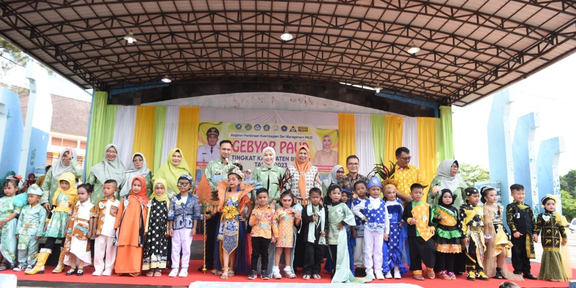 Ratusan Anak Usia Dini Penuh Semangat Ikuti Gebyar PAUD Se Kabupaten Bintan