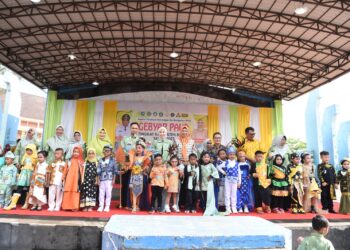 Ratusan Anak Usia Dini Penuh Semangat Ikuti Gebyar PAUD Se Kabupaten Bintan