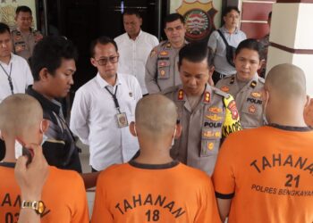 Polres Bengkayang Gelar Konfrensi Pers Hasil Ungkap 3 Kasus Pencurian