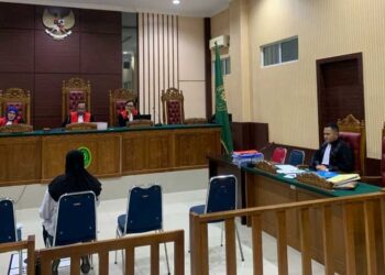Sidang Tuntutan JPU Tuntut Terdakwa Koroupsi Asiar Ketua PKBM Kundur 18 Bulan Penjara Denda 50 Juta