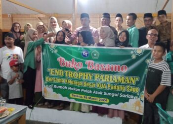 KUA Padang Sago Gelar Buka Puasa Bersama Pegawai Dan Keluarga Demi Silaturahmi Semakin Erat