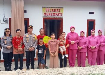 Kapolres Bukan Saja Penegak Hukum Namun Berhati Mulia Bangun Rumah Warga Musibah Kebakaran