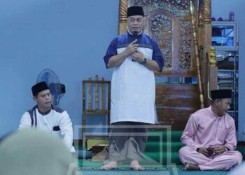 Kegiatan Safari Ramadhan 1445 H, Bupati Lingga Bersilaturahmi Dengan Warga Desa Pulau Batang