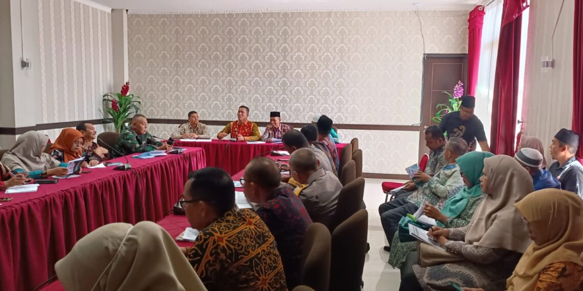 Sekda Rudy Repenaldi Rilis Pimpin Rapat Sosialisasi Pelaksanaan Safari Ramadhan 1445 H