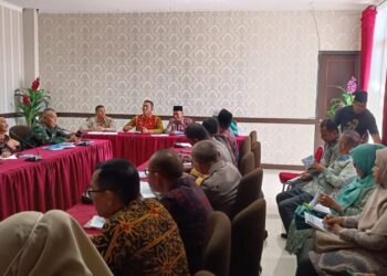 Sekda Rudy Repenaldi Rilis Pimpin Rapat Sosialisasi Pelaksanaan Safari Ramadhan 1445 H