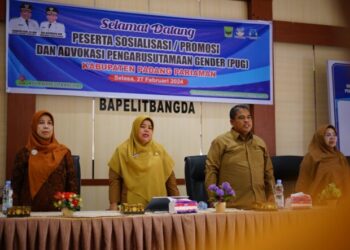 Dinsos P3A Gelar Sosialisasi Pengarusutamaan Gender Untuk Meningkatkan Pembangunan Berkelanjutan