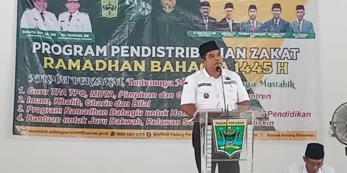 Bupati Suhatri Bur & BAZNAS Distribusikan Zakat Ramadhan Bahagia Kepada  2.184 Penerima