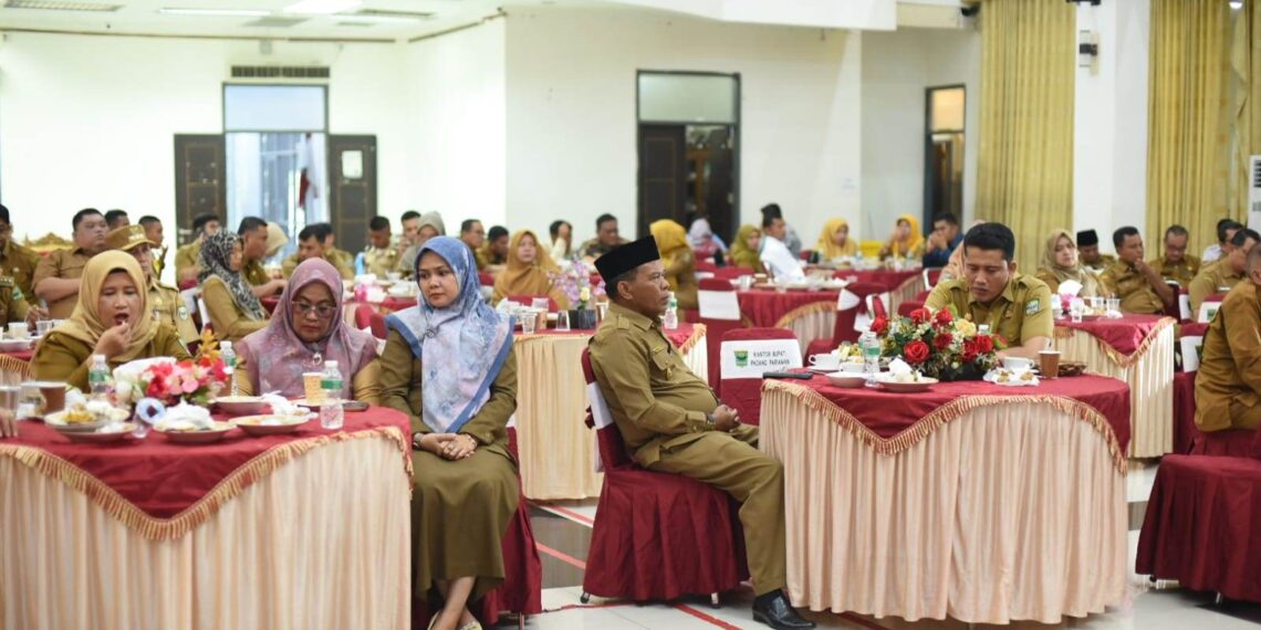 Momen Apel Gabungan Pasca Libur lebaran Pemkab Padang Pariaman Gelar Halal-bihalal