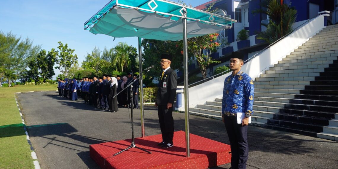 Pj Wako Hasan Pimpin Upacara Peringatan Hari Otonomi Daerah XXVIII Tahun 2024