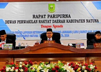 DPRD Natuna Terima LKPJ Bupati Natuna Tahun 2023