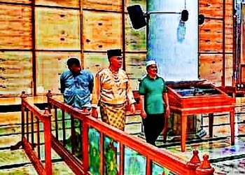 Bupati Wan Siswandi Tinjau Persiapan MTQ ke-XI di Masjid Agung Natuna