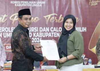 KPU Kabupaten Lingga Gelar Rapat Pleno Terbuka Penetapan Calon Terpilih Pada Pileg 2024