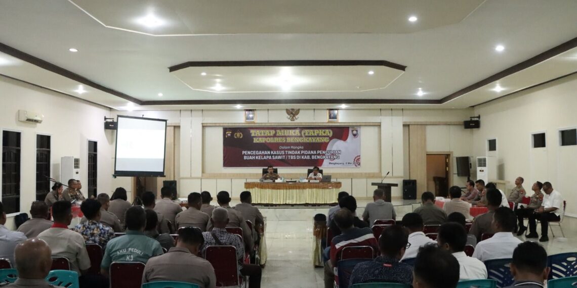 Upaya Cegah Aksi Pencurian Buah Sawit, Polres Gelar Tapka Dengan Pihak Terkait