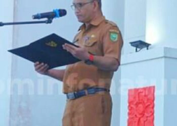 Sebagai Bentuk Disiplin Pemda Natuna Lakukan Apel Setiap Senin Pagi