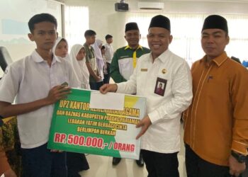 Kamenag Padang Pariaman Ambil Bagian Launching Program Pemberdayaan Zakat dan Wakaf 2024