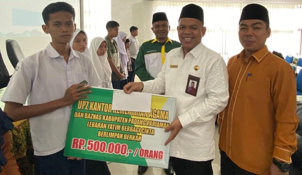 Kamenag Padang Pariaman Ambil Bagian Launching Program Pemberdayaan Zakat dan Wakaf 2024